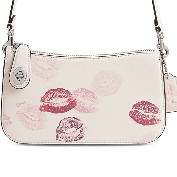 COACH Penn With Lip Print Shoulder Bag 💋 - Picture 10 of 11